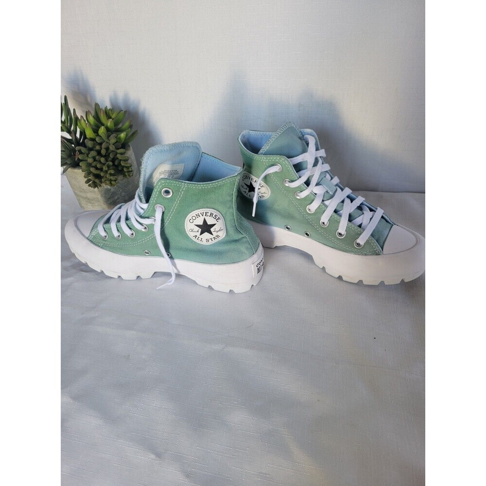 CONVERSE CHUCK TAYLOR ALL STAR Hi Lugged High Top White Platform  Shoes Size 7